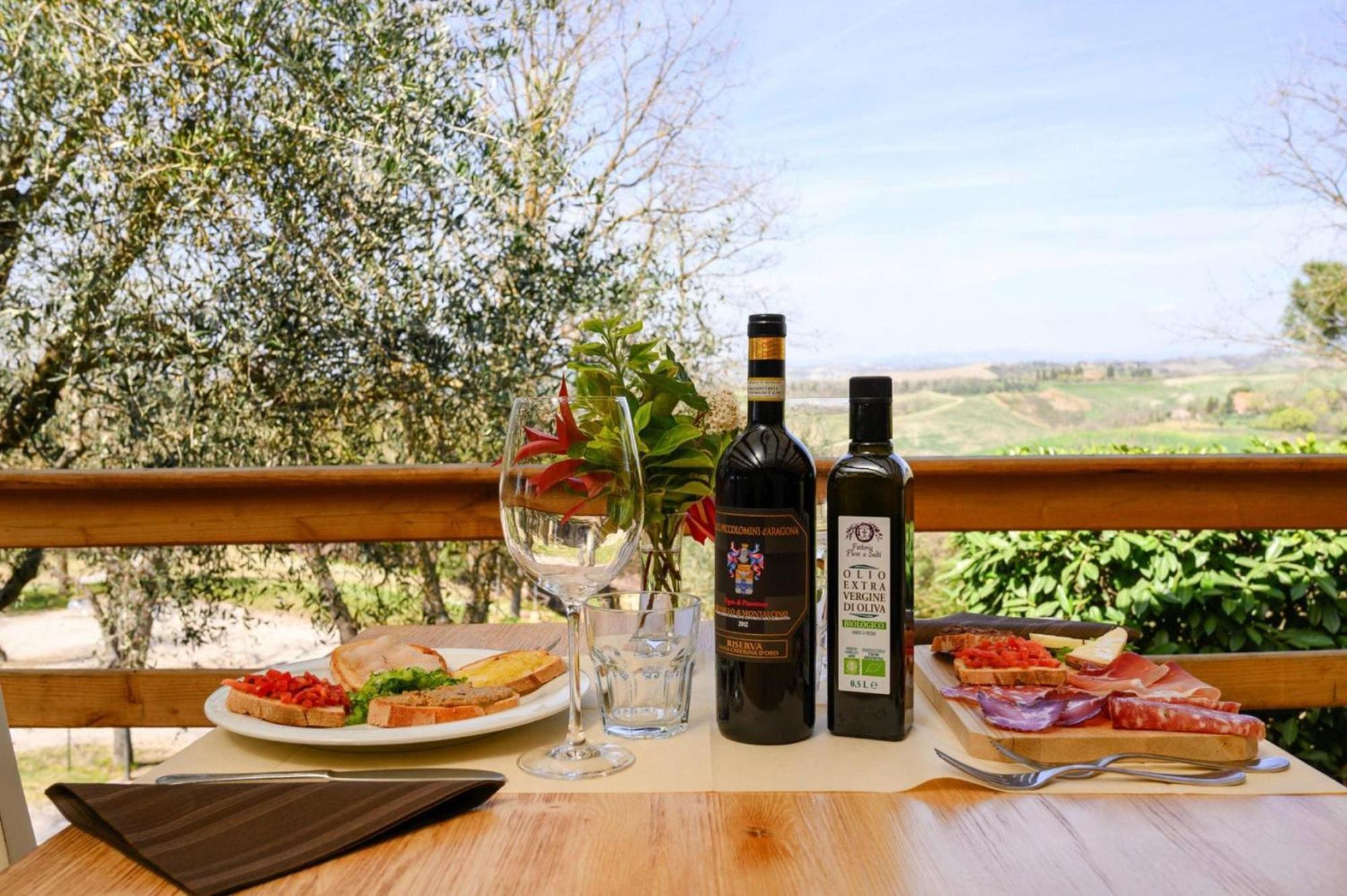 Fattoria Bio Pieve A Salti Montalcino Lejlighed Eksteriør billede